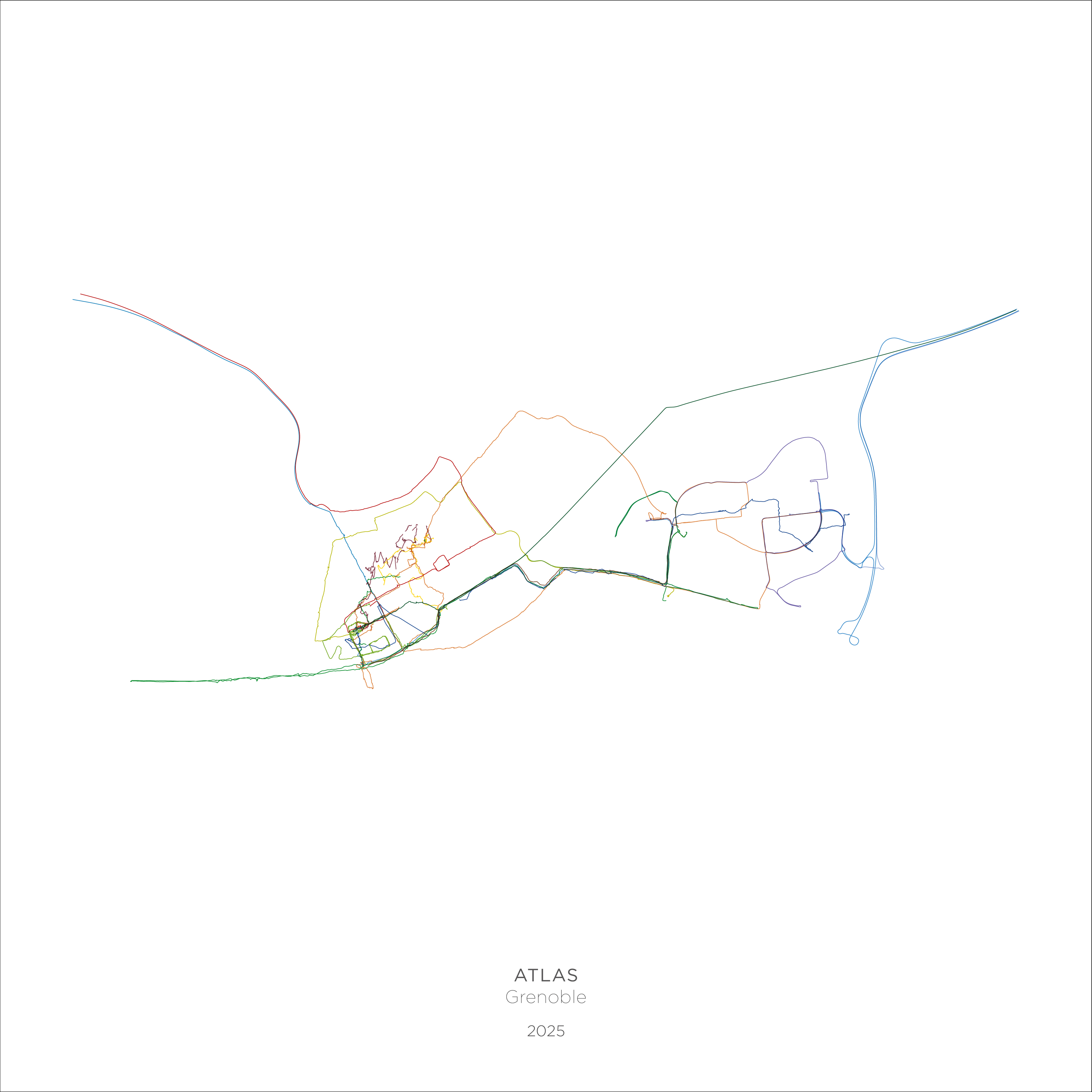 Hodographie-Atlas Grenoble 2025